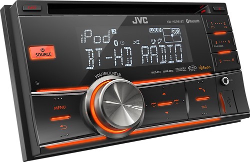  JVC - 50W x 4 MOSFET Apple® iPod®-/Satellite Radio-Ready In-Dash CD Deck