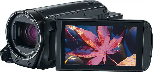 Angle. Canon - VIXIA HF R700 HD Flash Memory Camcorder - Black.