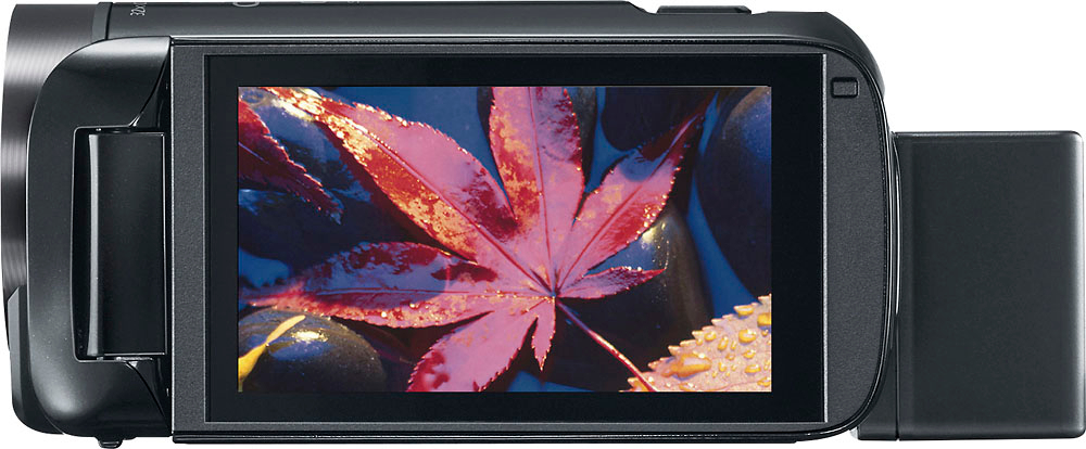 Best Buy: Canon VIXIA HF R700 HD Flash Memory Camcorder Black 1238C001
