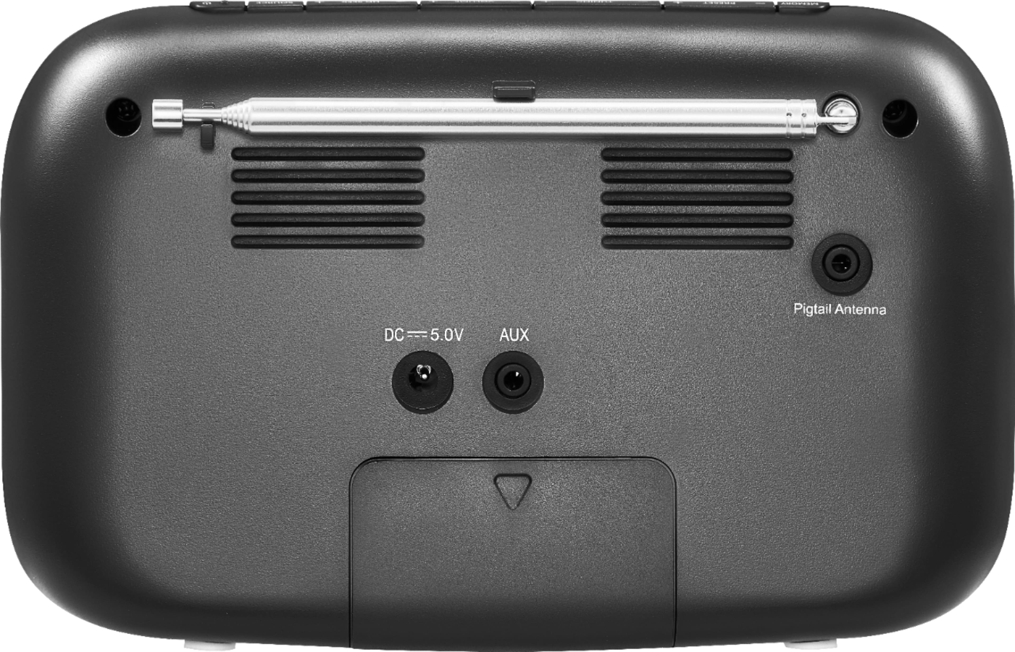 Alt View 12. Insignia™ - Tabletop FM/HD Radio - Black.