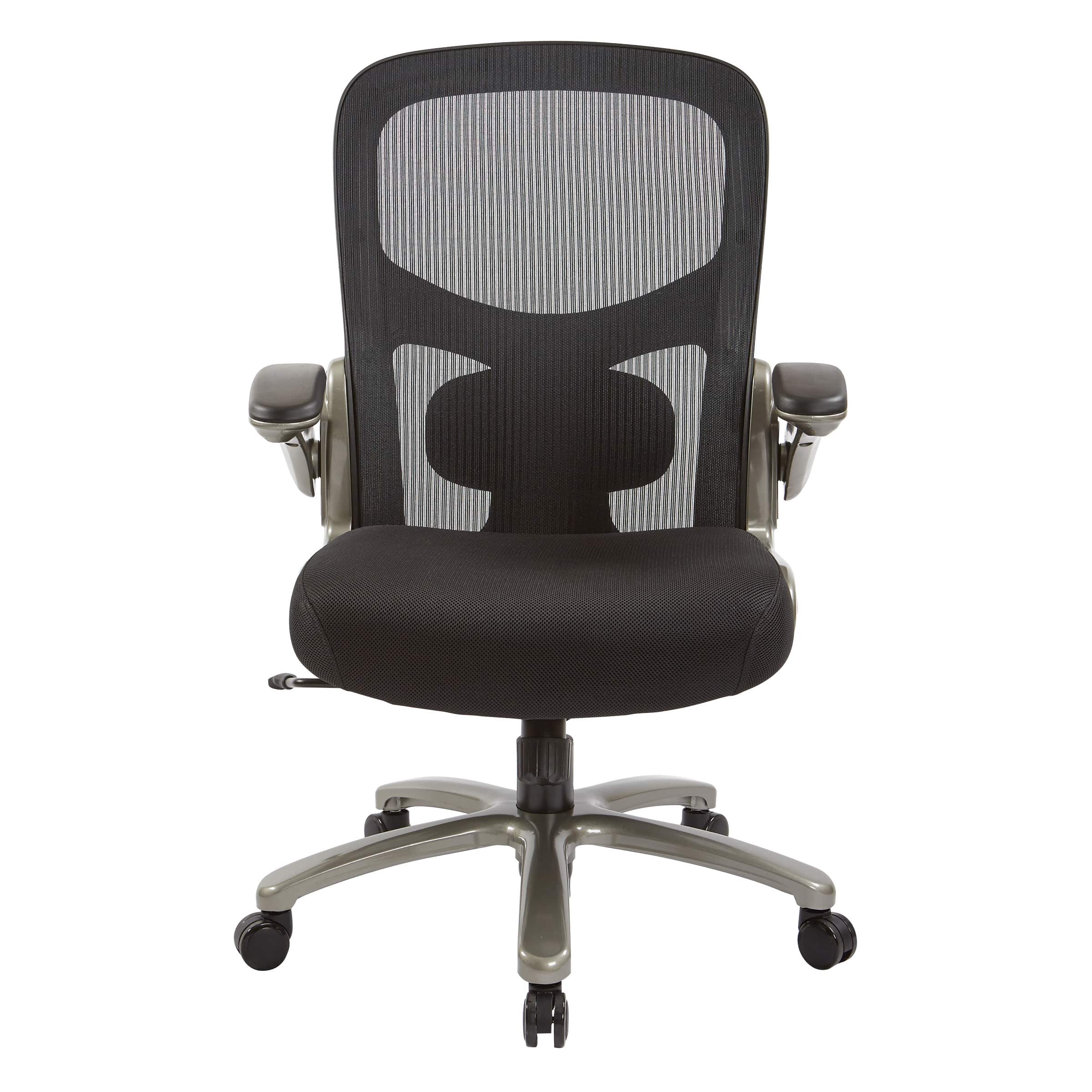 Office Star Products - Big and Tall Mesh Back Chair - Black