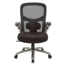 Office Star Products - Big and Tall Mesh Back Chair - Black