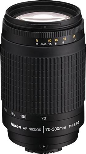 Front Standard. Nikon - 70-300mm G AF Zoom-Nikkor Lens for Most Nikon DSLR Cameras.