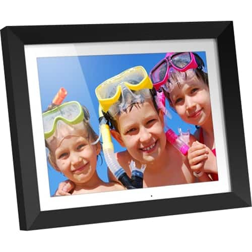 Left View: Aluratek - 15 inch Digital Photo Frame