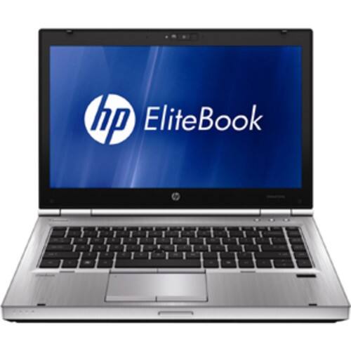 Front Standard. HP - 14" EliteBook Notebook - 4 GB Memory - 500 GB Hard Drive - Platinum.