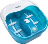 Angle Zoom. HoMedics - Bubble Therapy Foot Spa with Heat Boost Power - Blue, White.