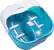 Angle. HoMedics - Bubble Therapy Foot Spa with Heat Boost Power - Blue, White.