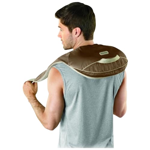 Customer Reviews Homedics Back And Shoulder Percussion Massager With Heat Brown Nms 600 Best Buy 1207