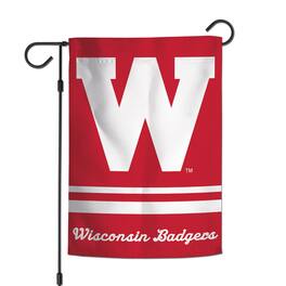 WinCraft - Wisconsin Badgers 12'' x 18'' Double-Sided College Vault Garden Flag - Multicolor