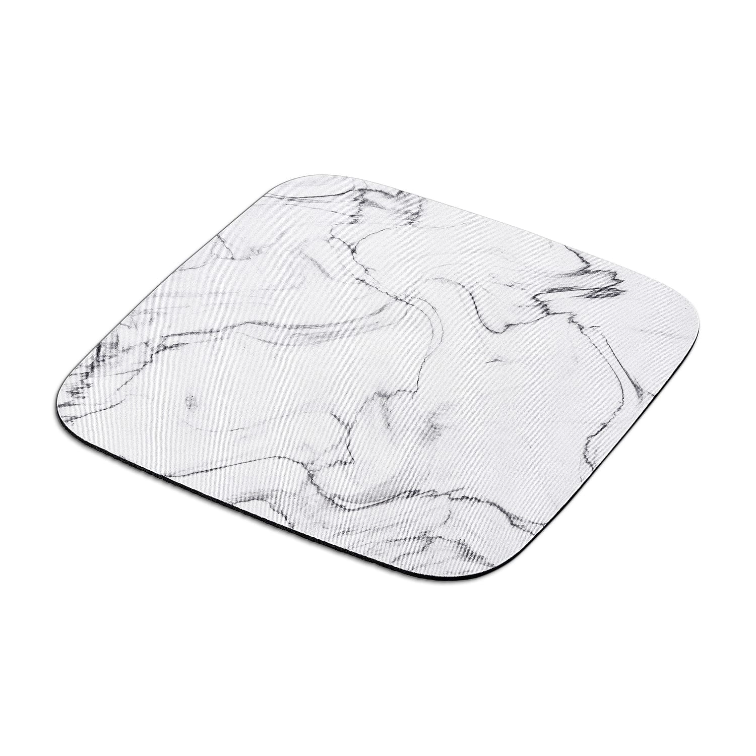 Front. Staples TECH - Staples TECH Non-Skid Mouse Pad, Square, Marble (50571) - Gray.