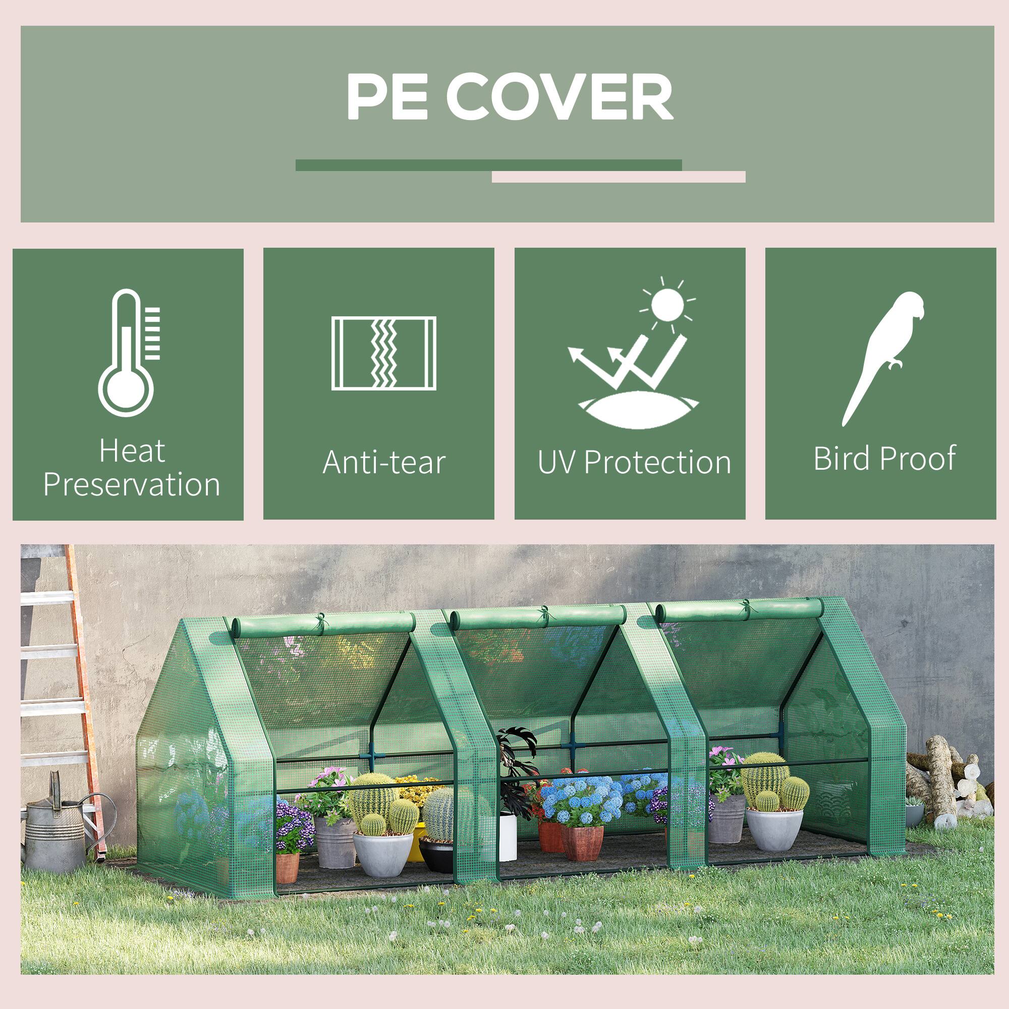 PE COVER
Heat Preservation
Anti-tear
UV Protection
Bird Proof