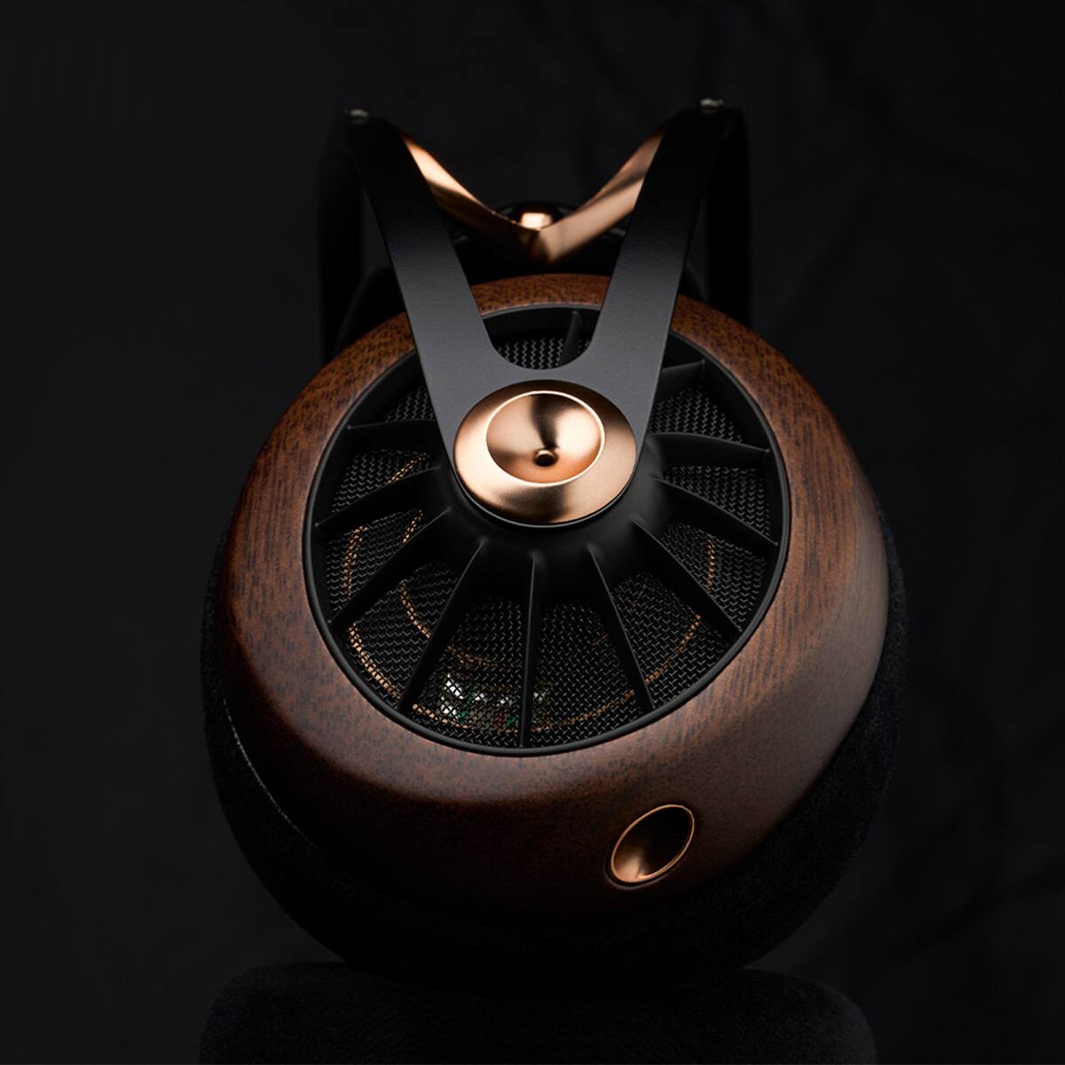 Alt View 9. Meze Audio - Meze Audio 109 Pro Dynamic Open-Back Circumaural Headphones - Walnut.