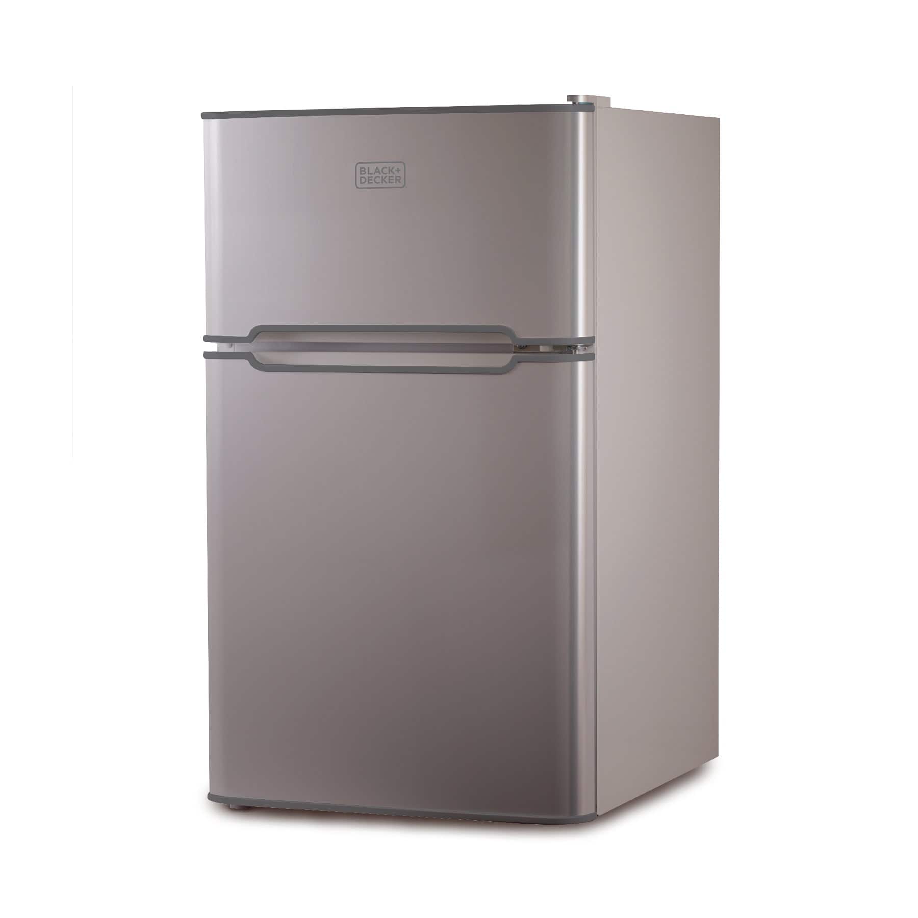 Black+Decker - Black + Decker 3.1 cu. ft. Freestanding Mini Fridge with Freezer - VCM