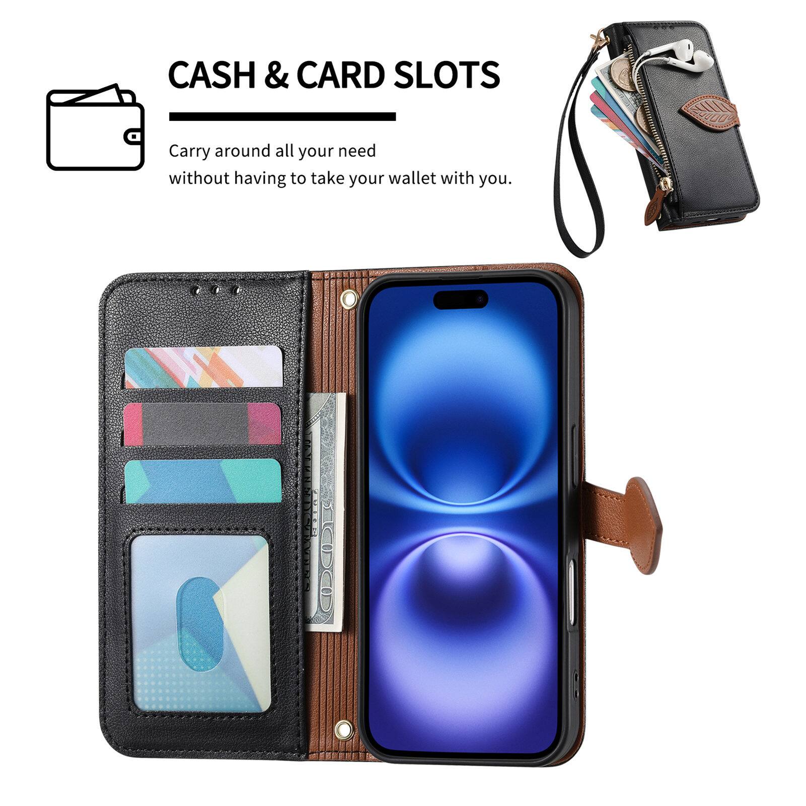 CASH & CARD SLOTS  
Carry around all your need without having to take your wallet with you.