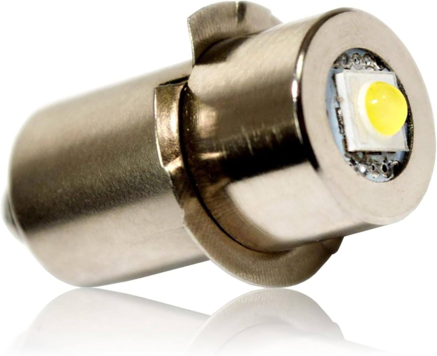 Alt View 5. HQRP - HQRP 2-Pack P13.5s LED Bulbs 3W 6-24V for DeWalt DW908/DW919/DW906/DW918/DW904/DW902 Flashlights.