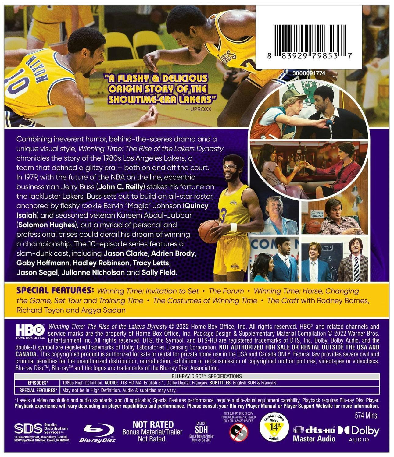 Back. Winning Time: The Rise of the Lakers Dynasty - Season One (Box Set) [Blu-ray].
