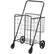 Alt View 5. VEVOR - Folding Shopping Cart, Jumbo Grocery Cart with Double Baskets, 360° Swivel Wheels, Heavy Duty Utility Cart - Black.