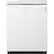 Front. LG - 24" Front-Control Built-In Dishwasher with Stainless Steel Tub, QuadWash, 48 dBa - White.