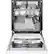 Alt View 12. LG - 24" Front-Control Built-In Dishwasher with Stainless Steel Tub, QuadWash, 48 dBa - White.