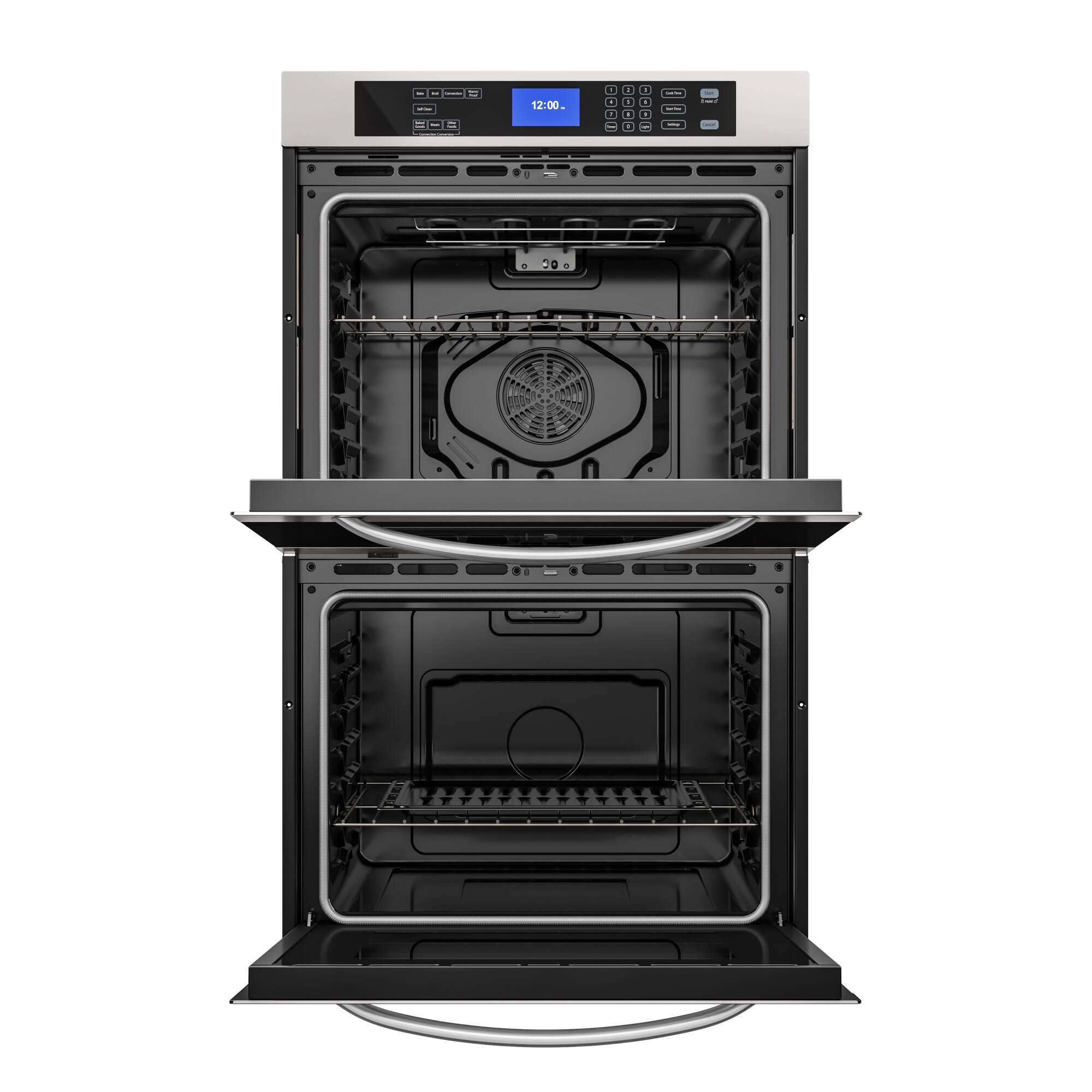 Back. Koolmore - 5 cu. ft. Stainless-Steel Premium Convection Double-Unit Wall Oven, KM-WO30D-SS. - Stainless Steel.