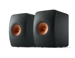 KEF - LS50 WIRELESS II Bookshelf Speakers (Pair) - Black