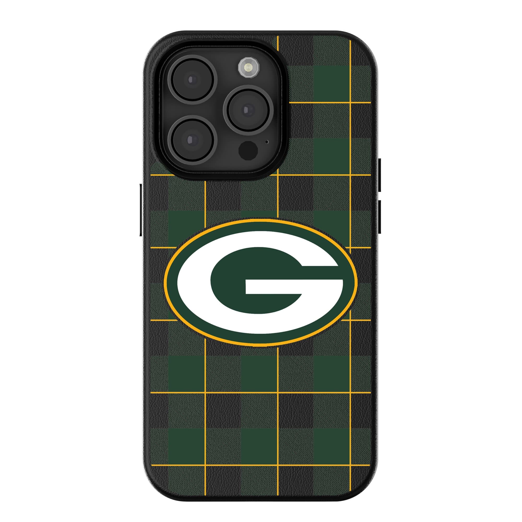Keyscaper - NFL - Green Bay Packers Plaid Magnetic Bump iPhone Case - 15 Plus - Black price history on PriceWatchPro