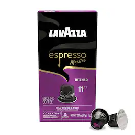 Lavazza - Espresso Maestro Intenso Aluminum Capsules Compatible with Nespresso* Original Machines, Med-Dark Roast, 30 Ct