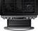 Alt View 11. Samsung - 5.8 Cu. Ft. Self-Cleaning Fingerprint Resistant Slide-In Gas Convection Range - Black Stainless Steel.
