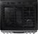 Alt View 13. Samsung - 5.8 Cu. Ft. Self-Cleaning Fingerprint Resistant Slide-In Gas Convection Range - Black Stainless Steel.