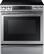 Front. Samsung - 5.8 Cu. Ft. Electric Induction Self-Cleaning Slide-In Smart Range with Convection.