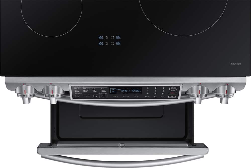 Samsung 5.8 Cu. Ft. Electric Induction SelfCleaning SlideIn Smart