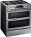Angle. Samsung - Flex Duo 5.8 Cu. Ft. Self-Cleaning Slide-In Gas Convection Range - Stainless Steel.
