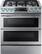 Alt View 1. Samsung - Flex Duo 5.8 Cu. Ft. Self-Cleaning Slide-In Gas Convection Range - Stainless Steel.