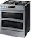 Left. Samsung - Flex Duo 5.8 Cu. Ft. Self-Cleaning Slide-In Gas Convection Range - Stainless Steel.
