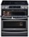 Alt View Zoom 1. Samsung - 5.8 Cu. Ft. Electric Flex Duo Self-Cleaning Fingerprint Resistant Slide-In Smart Range with Convection - Black stainless steel.