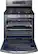 Alt View 2. Samsung - Flex Duo 5.8 Cu. Ft. Self-Cleaning Freestanding Fingerprint Resistant Gas Convection Range - Black Stainless Steel.