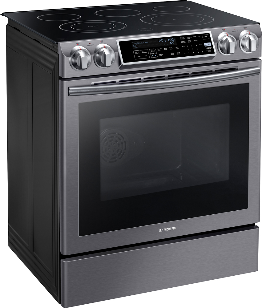 Angle View: Thermador - Masterpiece Series 36" Built-In Electric Induction Cooktop with 6 elements with HomeConnect, Frame - Dark gray