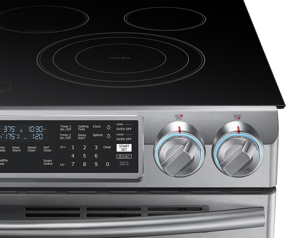 Samsung Flex Duo 5.8 Cu. Ft. Self-Cleaning Slide-In Gas Convection Range  Stainless Steel NX58K9850SS - Best Buy