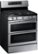 Angle Zoom. Samsung - Flex Duo 5.8 Cu. Ft. Self-Cleaning Freestanding Gas Convection Range - Stainless Steel.