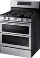 Left Zoom. Samsung - Flex Duo 5.8 Cu. Ft. Self-Cleaning Freestanding Gas Convection Range - Stainless Steel.