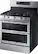 Left. Samsung - Flex Duo 5.8 Cu. Ft. Self-Cleaning Freestanding Gas Convection Range - Stainless steel.