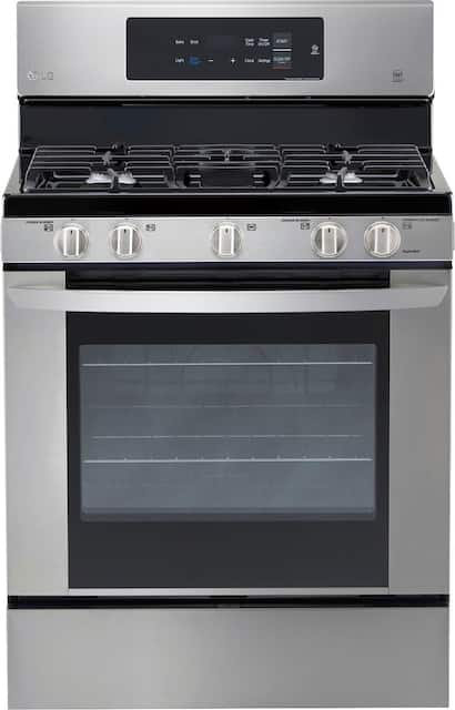 Lg 5 4 Cu Ft Freestanding Gas Range Stainless Steel Lrg3061st Best Buy
