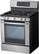Left. LG - 5.4 Cu. Ft. Freestanding Gas Range - Stainless Steel.