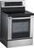Angle. LG - 6.3 Cu. Ft. Freestanding Electric Convection Range - Stainless Steel.