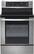 Front. LG - 6.3 Cu. Ft. Freestanding Electric Convection Range - Stainless Steel.