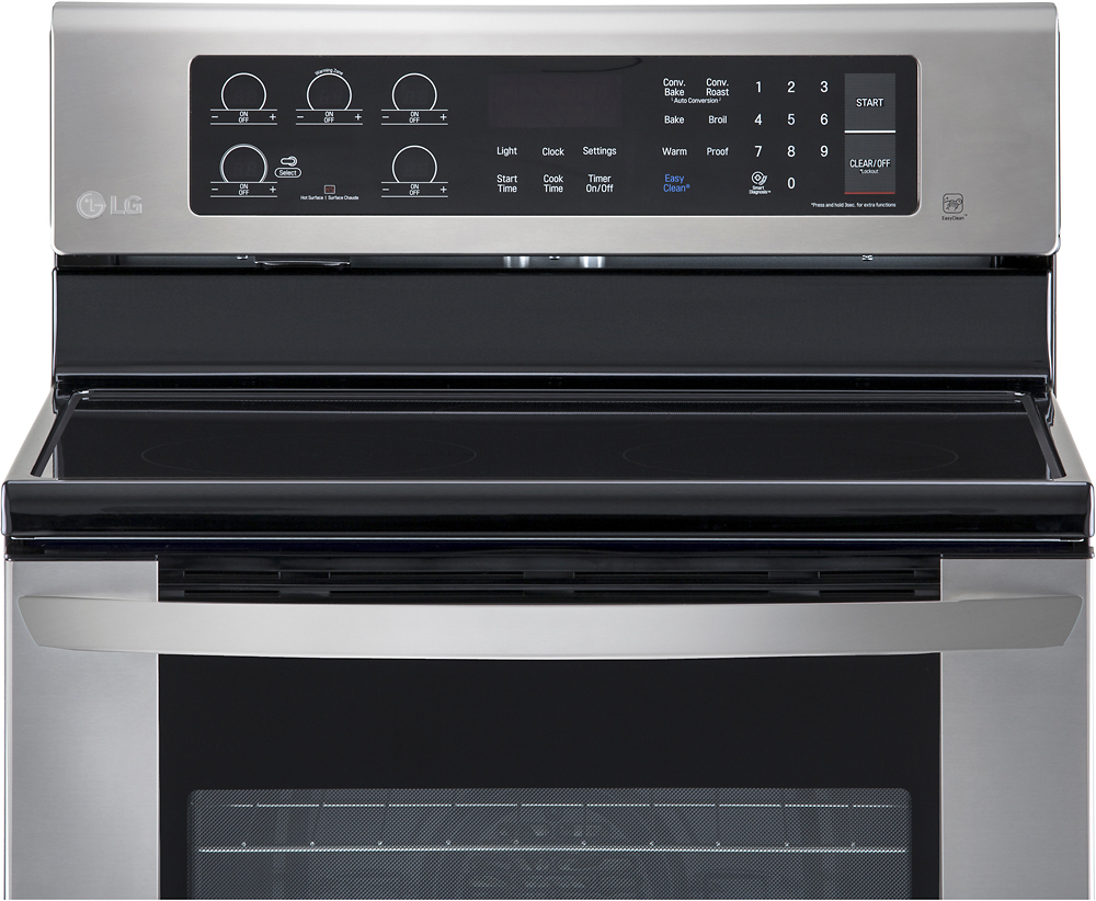 Lg 6 3 Cu Ft Freestanding Electric Convection Range Stainless