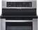 Alt View 1. LG - 6.3 Cu. Ft. Freestanding Electric Convection Range - Stainless Steel.