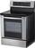 Left. LG - 6.3 Cu. Ft. Freestanding Electric Convection Range - Stainless Steel.