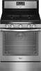Whirlpool - 30" Self-Cleaning Freestanding Gas Convection Range - Stainless steel-Front_Standard