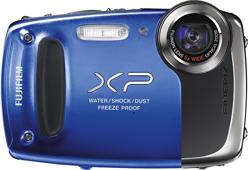  Fujifilm - FinePix XP50 14.0-Megapixel Digital Camera - Blue